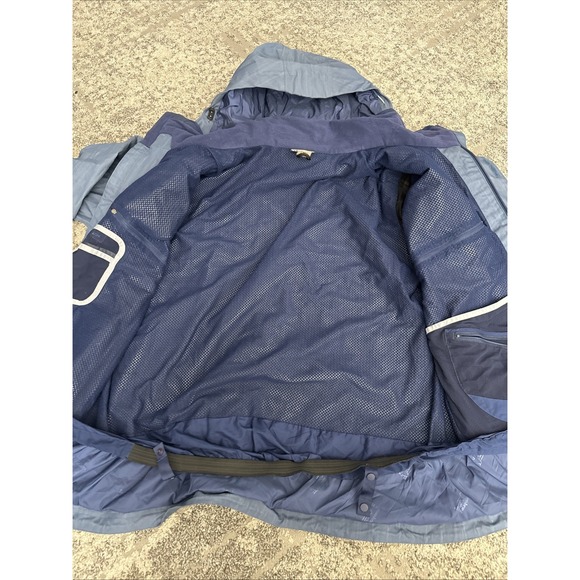 Patagonia Rubicon‎ Jacket Men's XL Blue Water Repellent Hooded Full Zip - Picture 9 of 14